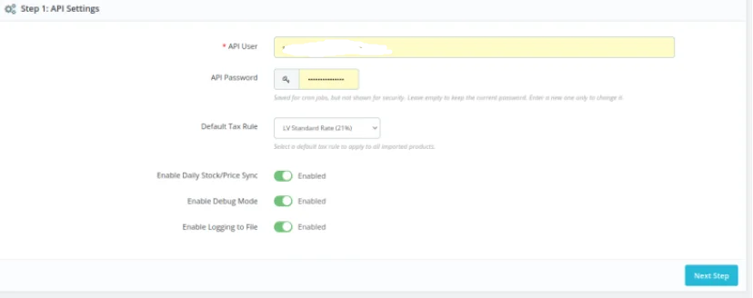 Biuro ABC (ex. DP Trade) products import and orders export module