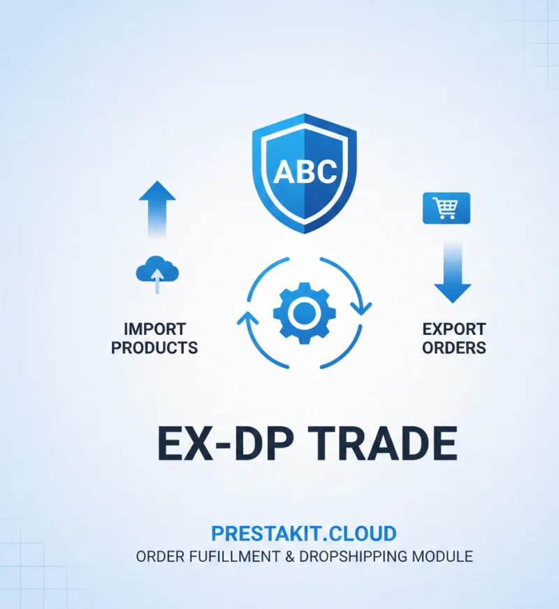 Biuro ABC (ex. DP Trade) products import and orders export module